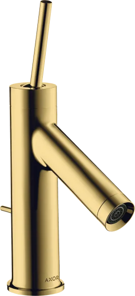 Axor Starck Single Lever Basin Mixer 70 With Pin Handle For Cloakroom Basins With Pop-up Waste Gold Polished