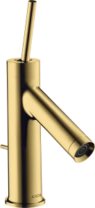 Axor Starck Single Lever Basin Mixer 70 With Pin Handle For Cloakroom Basins With Pop-up Waste Gold Polished
