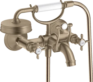 Axor Montreux Bath Mixers Exposed 250 X 218 X 195mm Nickel - Brushed