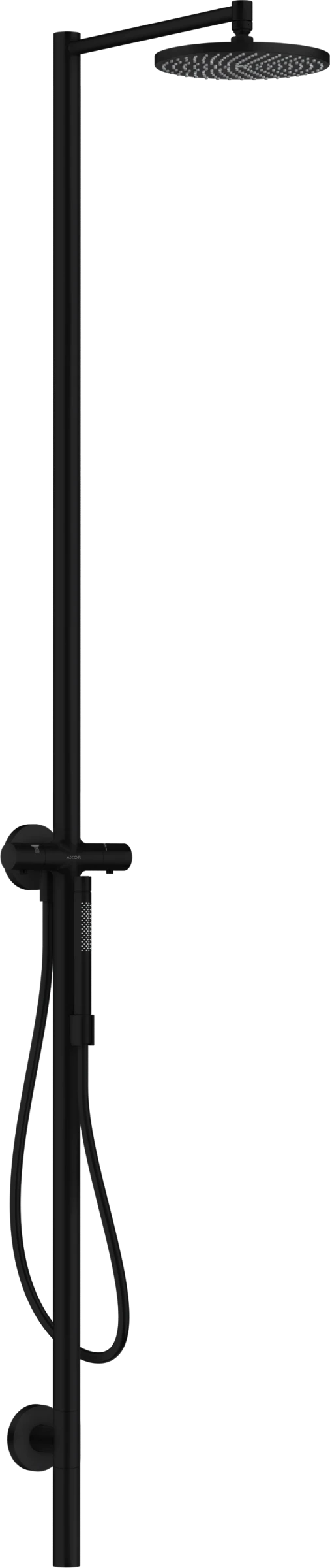 Axor Starck Shower Columns 1200 X 385 X 255mm Black - Matt