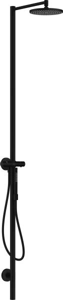 Axor Starck Shower Columns 1200 X 385 X 255mm Black - Matt