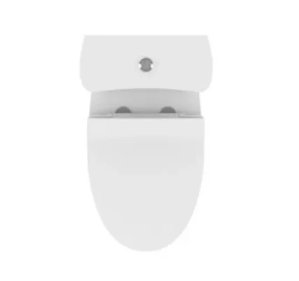 Crosswater Kai Compact Close Coupled Toilet White detail view - Image 5