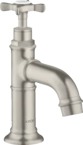 Axor Montreux Pillar Tap 50 With Cross Handle Without Waste Stainless Steel
