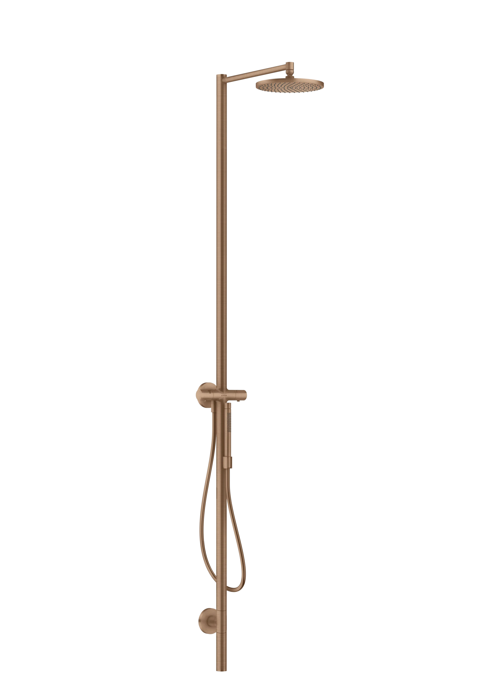 Axor Starck Shower Columns 1190 X 390 X 265mm Rose Gold/gold - Brushed