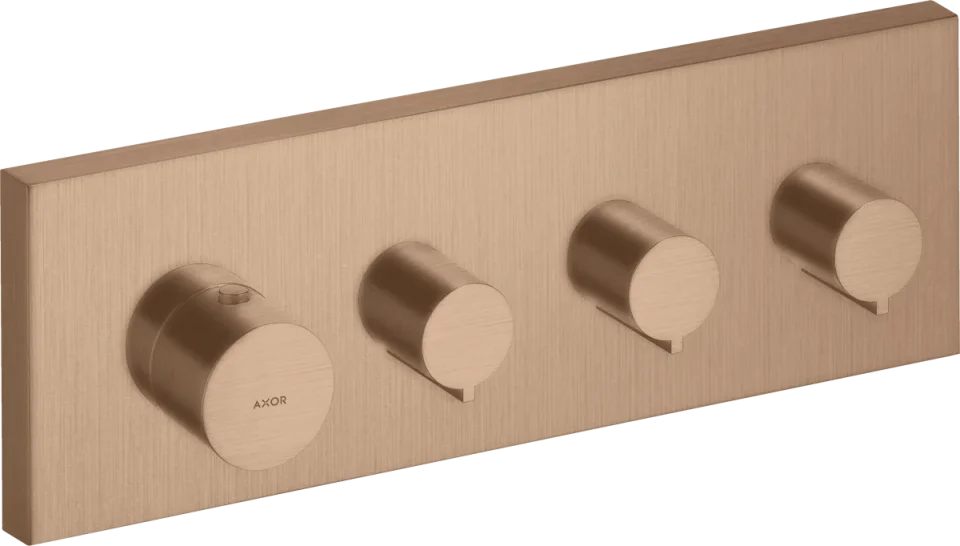 Axor Showersolutions Thermostatic Module 360/120 Square For Concealed Installation For 3 Outlets product image - Image 1