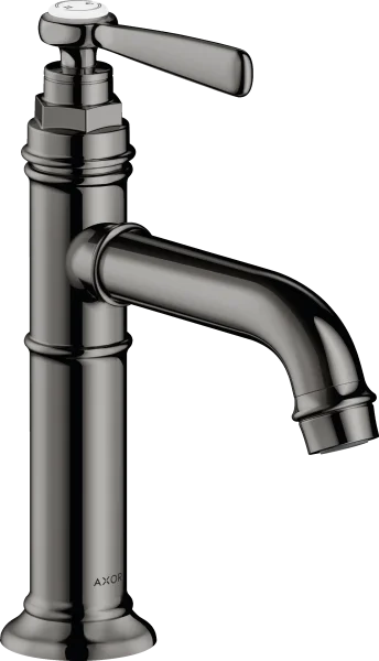 Axor Montreux Single Lever Basin Mixer 100 With Lever Handle Without Waste Polished Black Chrome
