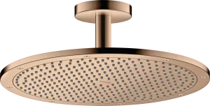 Axor Showersolutions Overhead Shower 350 1jet With Ceiling Connection Polished Red Gold