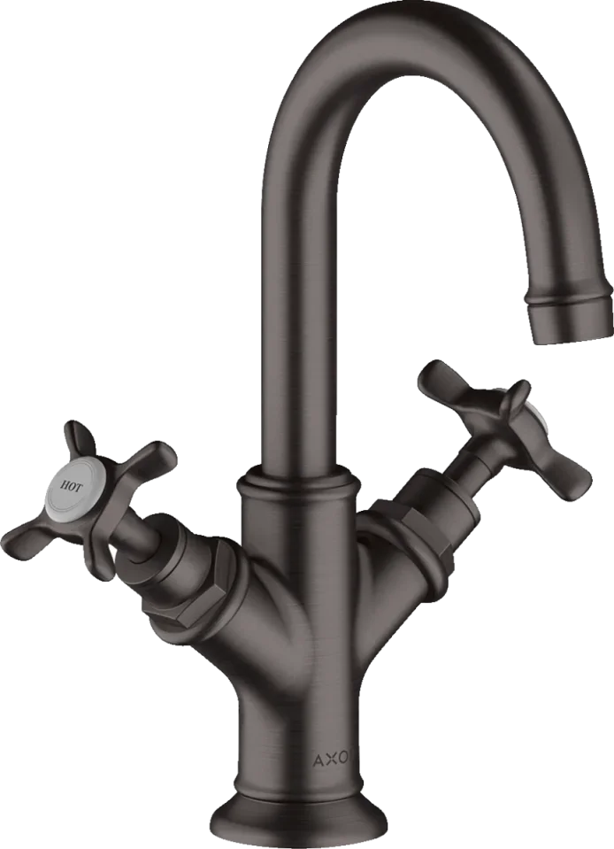 Axor Montreux 2-handle Basin Mixer 160 With Cross Handles For Cloakroom Basins With Pop-up Waste product image - Image 1