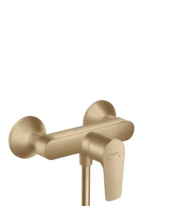 Hansgrohe Talis E Single Lever Manual Shower Mixer For Exposed Installation Brushed Bronze