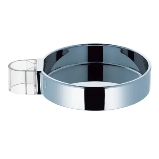 Hansgrohe Casetta Soap Dishes /-basket 165 X 155 X 50mm Chrome detail view - Image 2