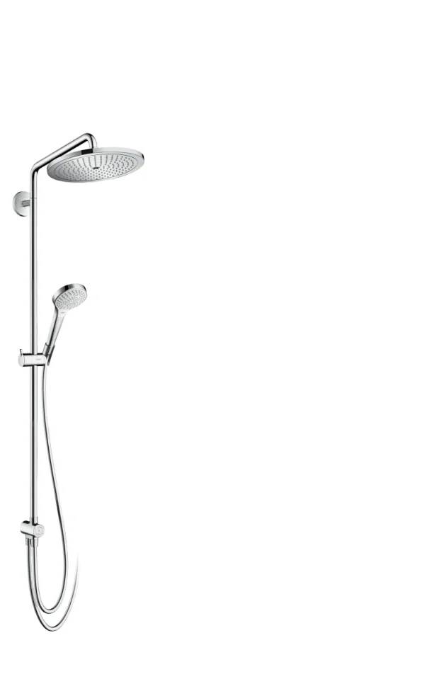 Hansgrohe Croma Select S Showerpipe 280 1jet Reno Chrome product image - Image 1