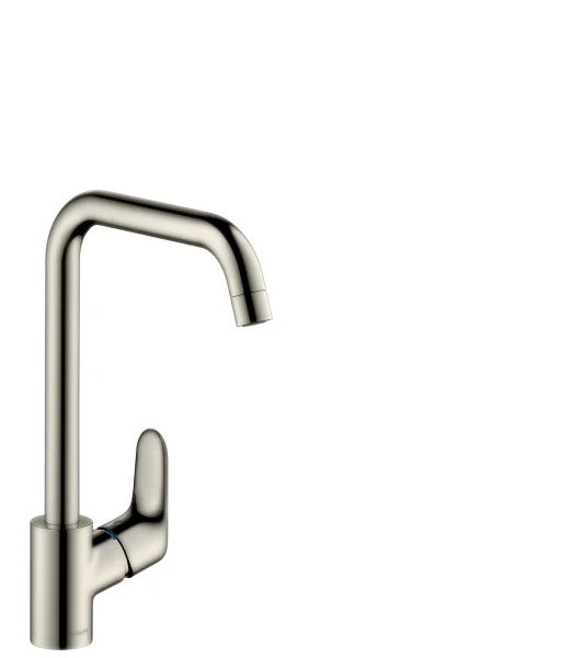 Hansgrohe Focus M41 Single Lever Kitchen Mixer 260, Single Spray Mode Stainless Steel