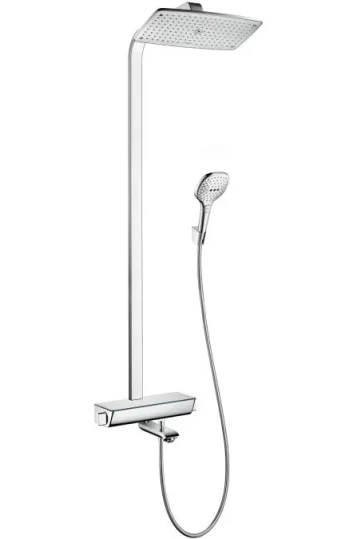 Hansgrohe Raindance E Showerpipes With Thermostatic Mixer 1459 X 324 X 210mm Chrome detail view - Image 2