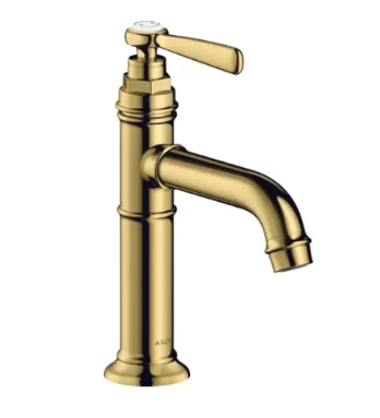 Axor Montreux Single Lever Basin Mixer 100 With Lever Handle Without Waste detail view - Image 3