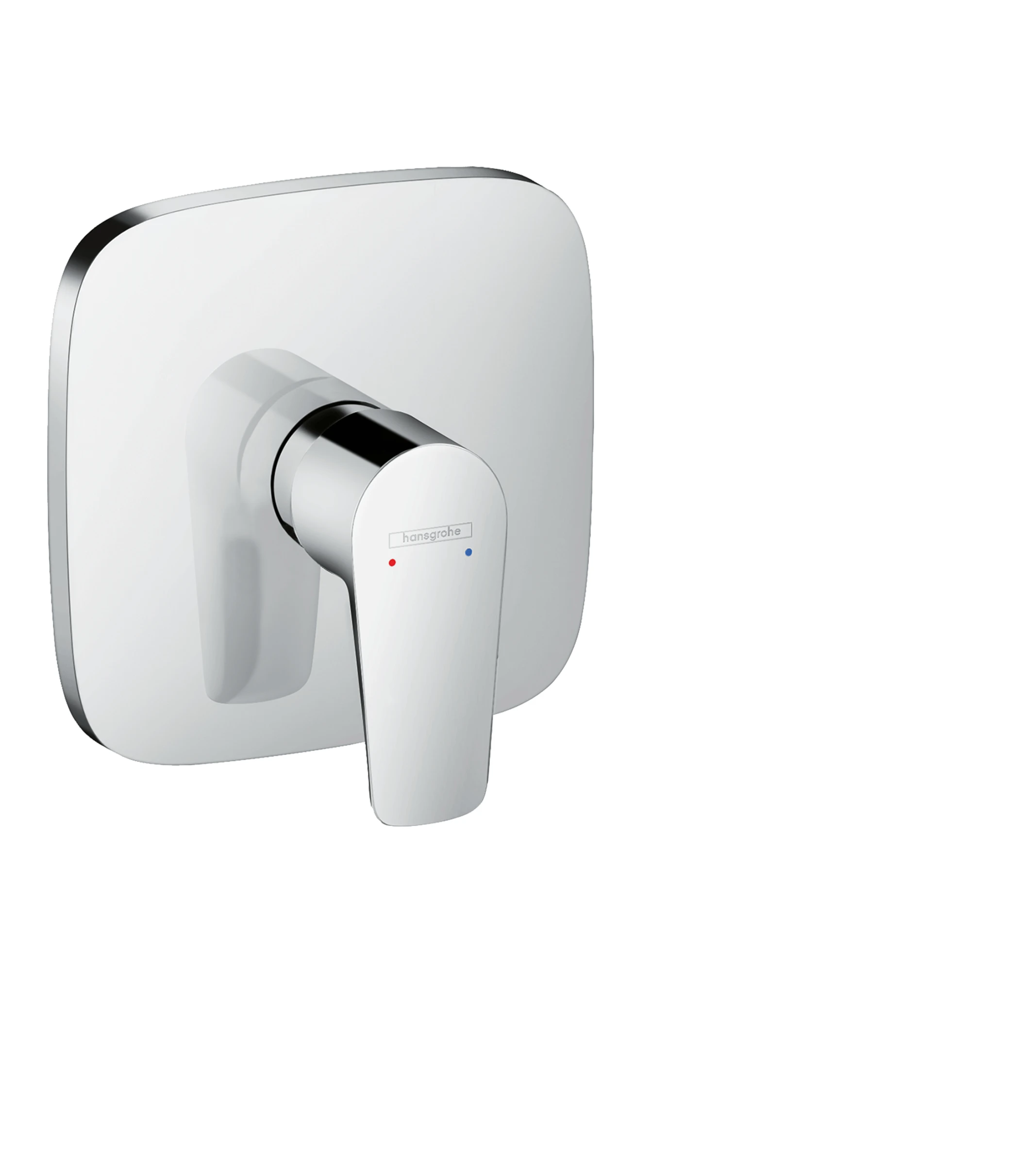 Hansgrohe Talis E Single Lever Manual Shower Mixer Soft Cube For Concealed Installation Chrome