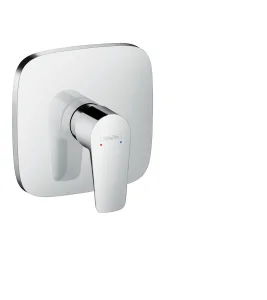 Hansgrohe Talis E Single Lever Manual Shower Mixer Soft Cube For Concealed Installation Chrome