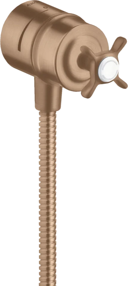 Axor Montreux Wall Outlet Stop With Non-return Valve, Shut-off Valve And Cross Handle product image - Image 1