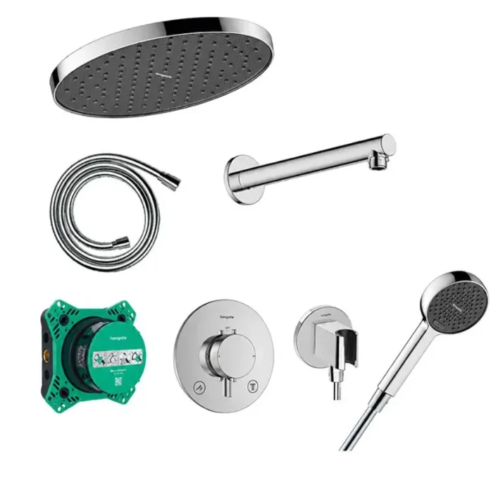 Hansgrohe Activera S Shower Combination 825 X 465 X 177mm Chrome product image - Image 1