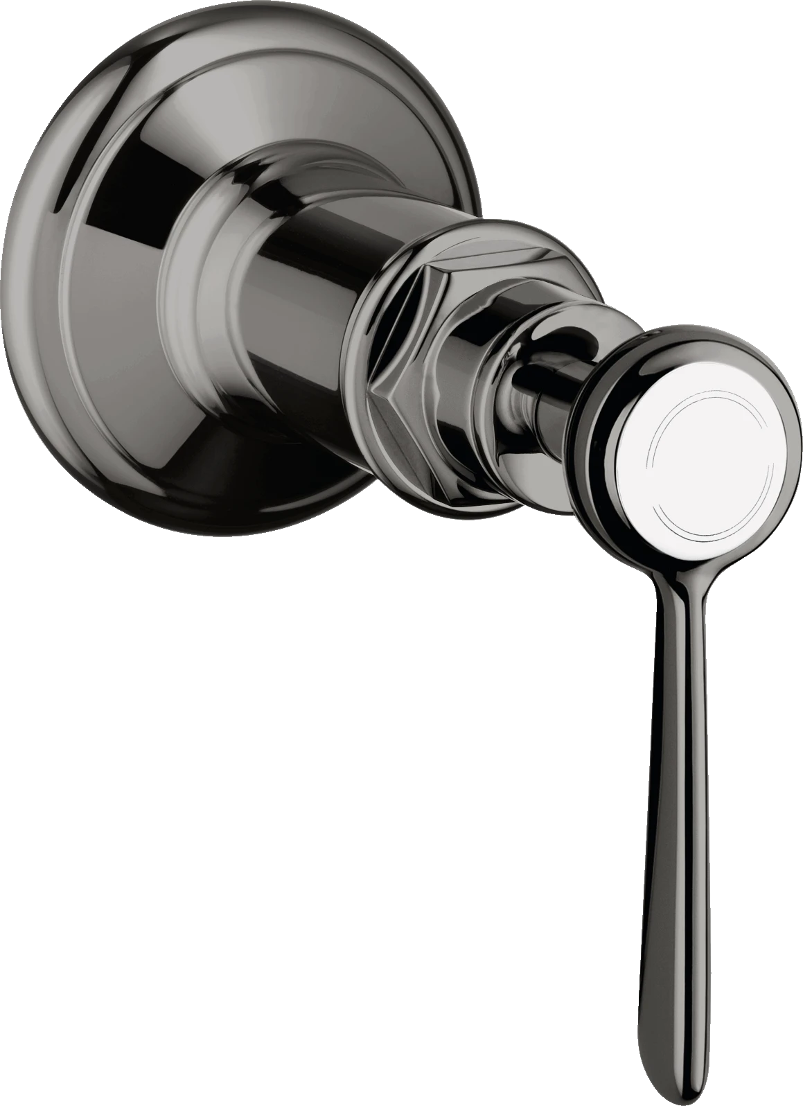 Axor Montreux Shut-off Valve For Concealed Installation With Lever Handle Polished Black Chrome