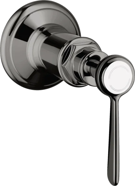 Axor Montreux Shut-off Valve For Concealed Installation With Lever Handle Polished Black Chrome