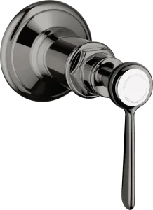 Axor Montreux Shut-off Valve For Concealed Installation With Lever Handle Polished Black Chrome