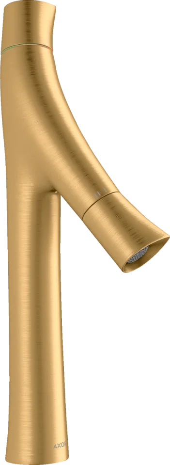 Axor Starck Organic 2-handle Basin Mixer 170 For Wash Bowls With Waste Brushed Brass product image - Image 1