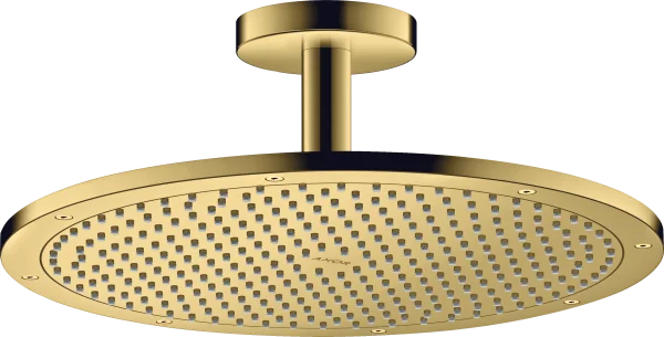 Axor Showersolutions Overhead Shower 350 1jet With Ceiling Connection Gold Polished