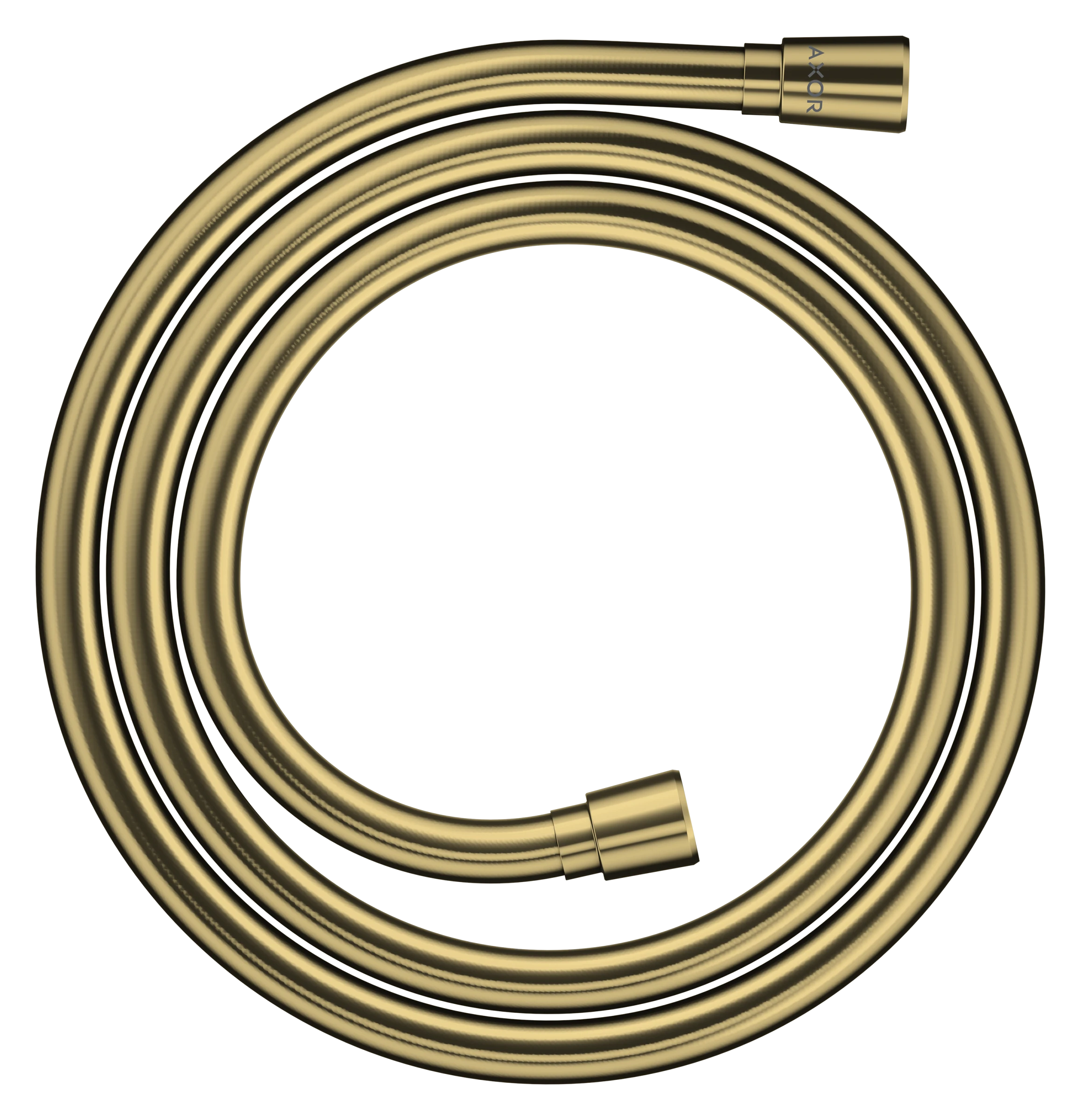 Axor Showersolutions Metal Effect Shower Hose 1.60 M With Conical Nuts Gold Polished