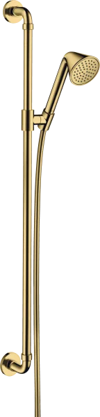 Axor Showers/front Shower Set 0.90 M With 1jet Ecosmart Hand Shower 85 Gold Polished