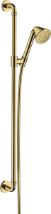 Axor Showers/front Shower Set 0.90 M With 1jet Ecosmart Hand Shower 85 Gold Polished