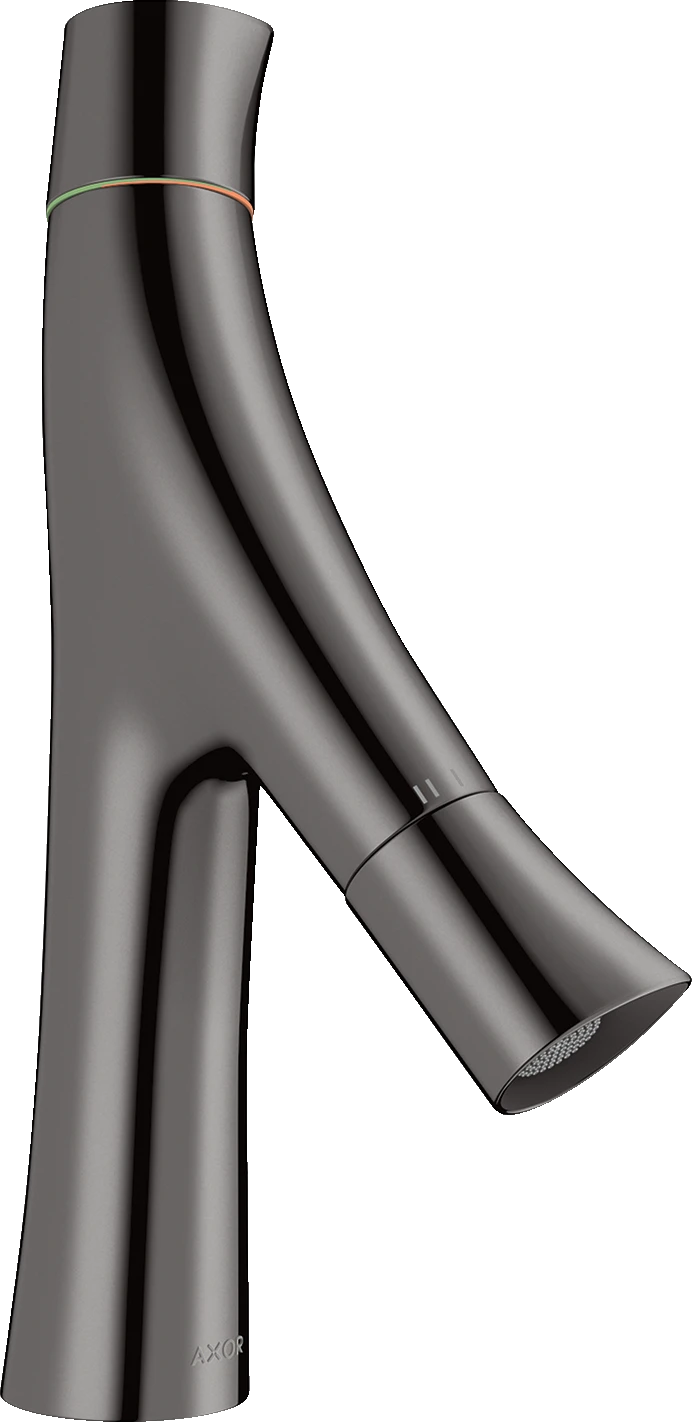 Axor Starck Organic 2-handle Basin Mixer 80 Without Waste Polished Black Chrome