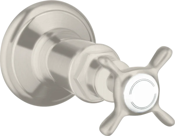 Axor Montreux Shut-off Valve For Concealed Installation With Cross Handle Stainless Steel