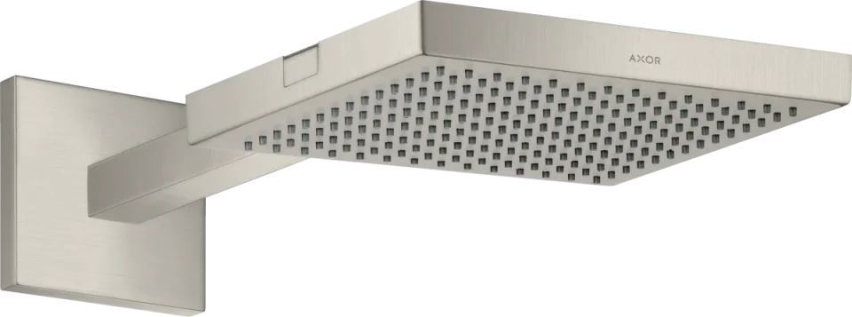 Axor Showersolutions Overhead Shower 240/240 With Shower Arm Stainless Steel Optic product image - Image 1