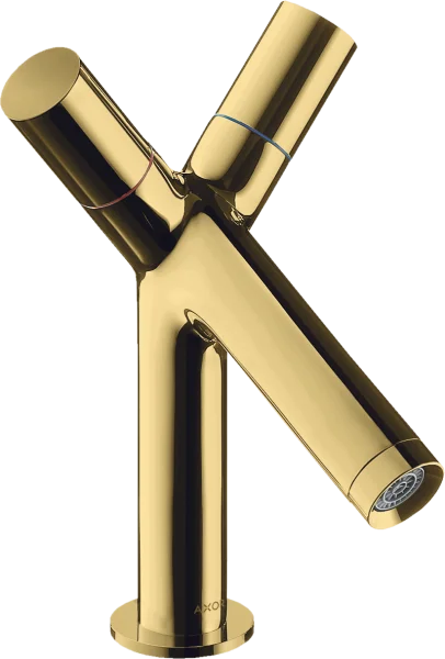 Axor Starck 2-handle Basin Mixer 80 With Pop-up Waste Gold Polished