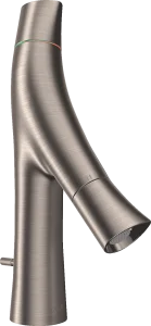 Axor Starck Organic 2-handle Basin Mixer 80 With Pop-up Waste Stainless Steel