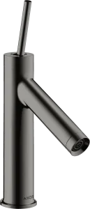 Axor Starck Single Lever Basin Mixer 90 With Pin Handle And Waste Polished Black Chrome