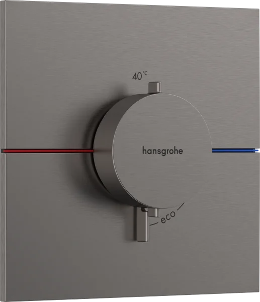 Hansgrohe Showerselect Comfort E Thermostatic Shower Mixer Concealed 262 X 233 X 168mm Gunmetal/chrome - Brushed