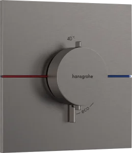 Hansgrohe Showerselect Comfort E Thermostatic Shower Mixer Concealed 262 X 233 X 168mm Gunmetal/chrome - Brushed