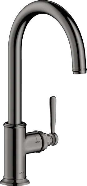 Axor Montreux Single Lever Kitchen Mixer 260 With Swivel Spout Polished Black Chrome