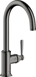 Axor Montreux Single Lever Kitchen Mixer 260 With Swivel Spout Polished Black Chrome