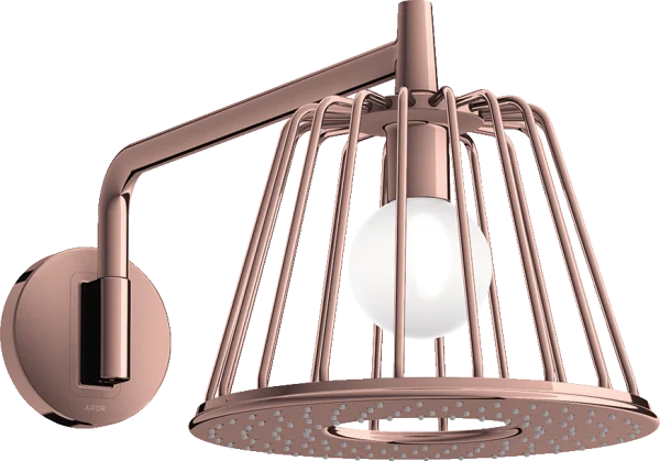Axor Lampshower/nendo Lampshower 275 1jet With Shower Arm Polished Red Gold