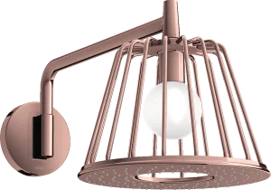 Axor Lampshower/nendo Lampshower 275 1jet With Shower Arm Polished Red Gold