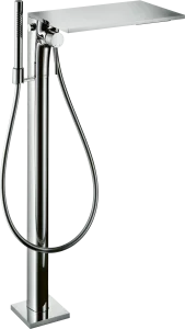 Axor Massaud Single Lever Bath Mixer Floor-standing Brushed Nickel