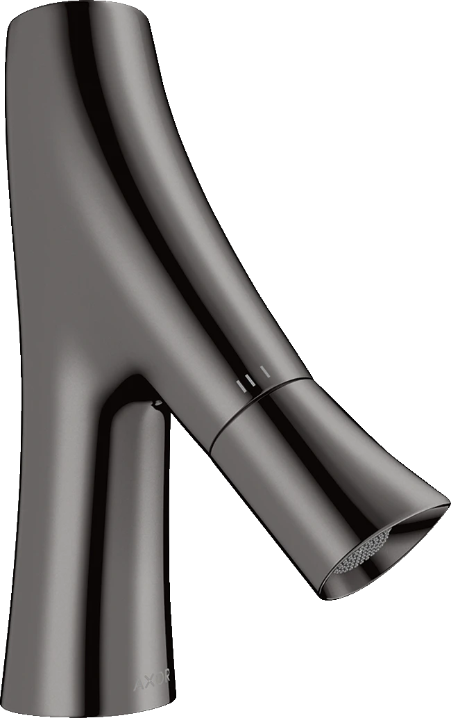Axor Starck Organic Pillar Tap Without Waste Polished Black Chrome