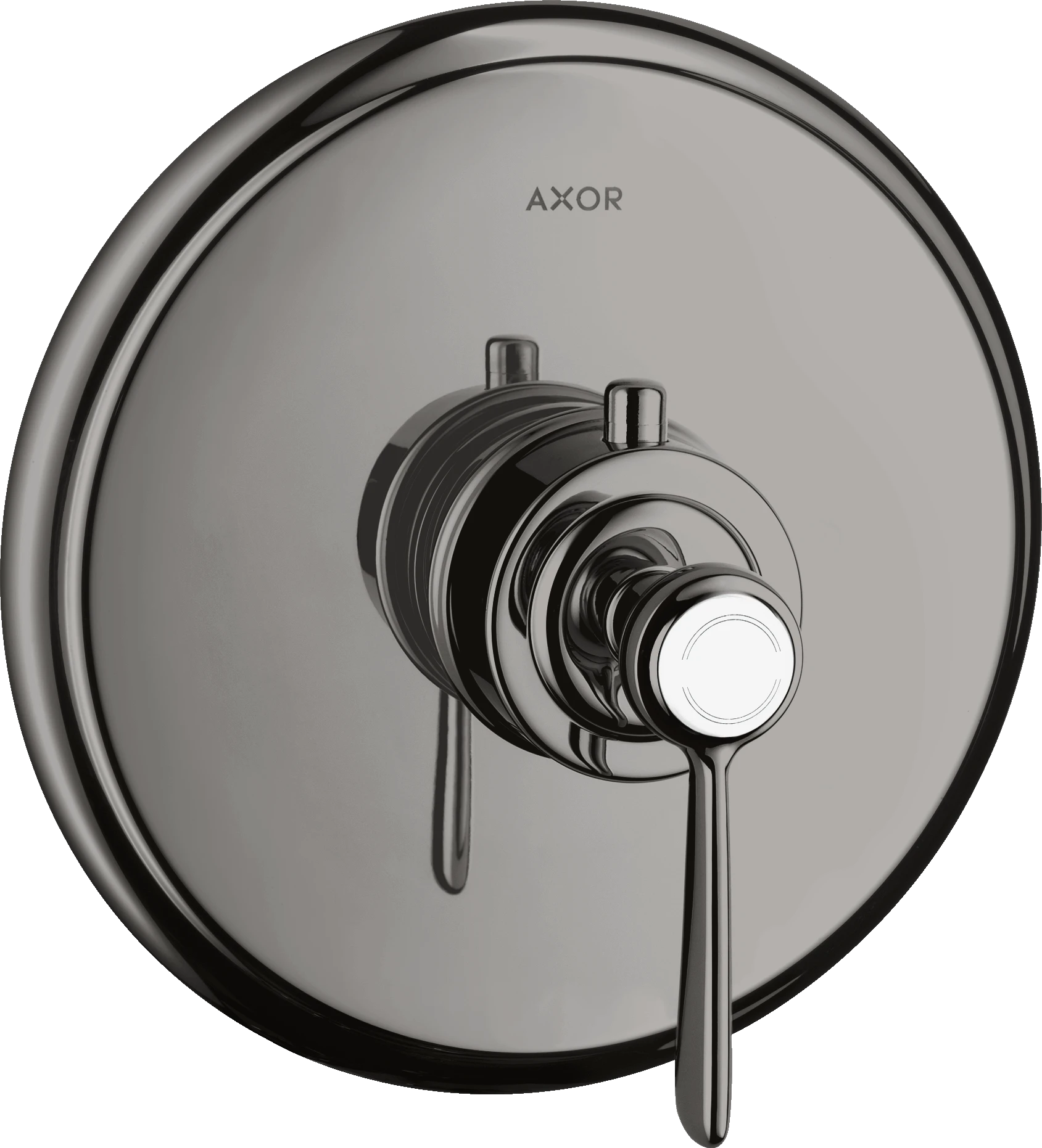 Axor Montreux Thermostatic Mixer For Concealed Installation With Lever Handle Polished Black Chrome