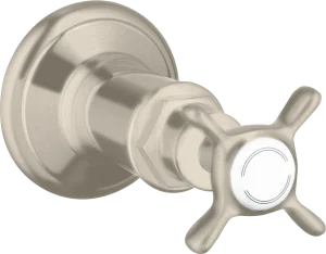 Axor Montreux Shut-off Valves 130 X 110 X 87mm Nickel - Brushed