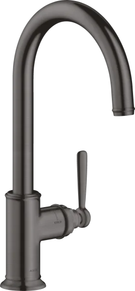 Axor Montreux Single Lever Kitchen Mixer 260 With Swivel Spout Brushed Black Chrome