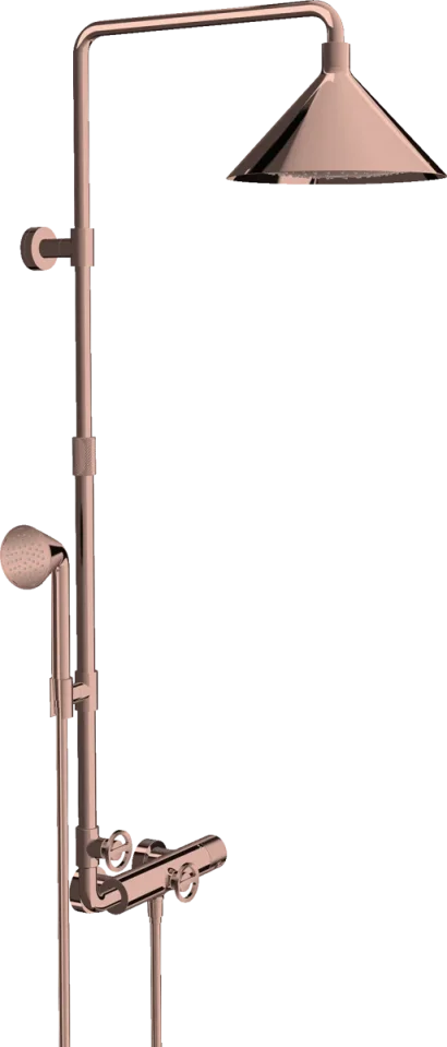 Axor Showers/front Showerpipe With Thermostatic Mixer And 2jet Overhead Shower 240 product image - Image 1