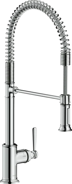 Axor Montreux Single Lever Kitchen Mixer 210 Semi-pro Brushed Black Chrome