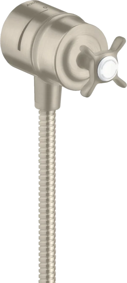Axor Montreux Shut-off Valves 217 X 78 X 75mm Nickel - Brushed product image - Image 1